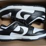 Nike Dunk Low Tops Black and White Panda Image 2