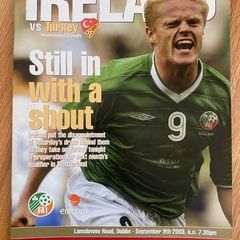 2003 Republic of Ireland v Turkey - International Friendly Programme