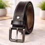 Unisex Premium Genuine Leather Belt Classic Stylish Waist Belt Durable Formal & Casual Designer Belt Image 4