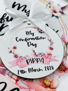 Personalised hanger decoration keepsake