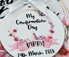 Personalised hanger decoration keepsake