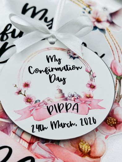 Personalised hanger decoration keepsake
