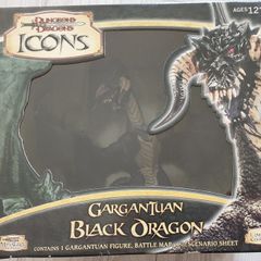 Dungeons & Dragons Icons: Gargantuan Black Dragon Limited Edition Sealed