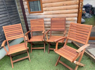 deck chairs and storage