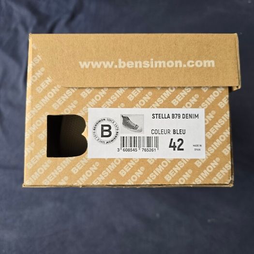 Bensimon Stella B79 Denim Women's Trainers / Sneakers, Canvas, Blue, EU 42, UK 8