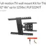 Tv Wall Mount Full Motion Image 3