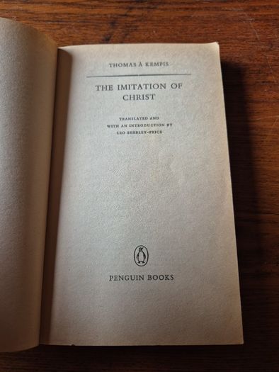 Vintage 1952 Thomas A Kempis 1st Ed. The Imitation of Christ First Edition Penguin Classics. Religious.
