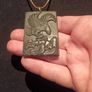 Jade Eagle and Fish Pendant Set Image 3