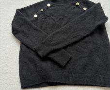 From Future black cashmere jumper size M