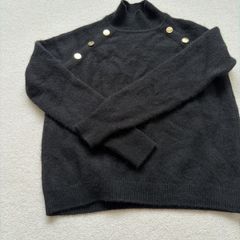 From Future black cashmere jumper size M