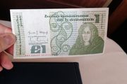 1982 Ireland One Pound Banknote