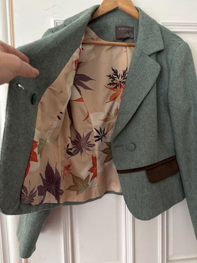 Green (Tweed style) Blazer