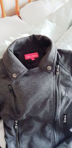 Chic & Jeune Grey Jacket - Size 8