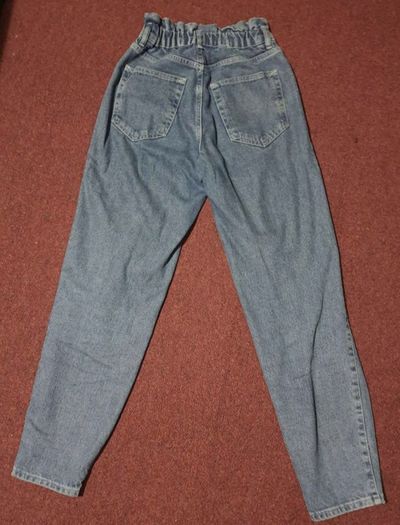 jeans, size uk 8 with elastic waist