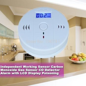 LCD CO Carbon Monoxide Poisoning Gas Warning Sensor Alarm Detector Home Safety