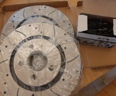 New Golf 280mm front discs and OEM pads