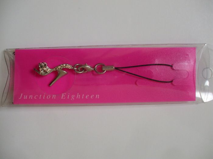 SALE!  Junction Eighteen Phone Charm with Swarovski Crystals
