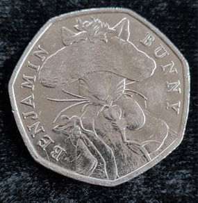 Benjamin Bunny 50p coin 2017