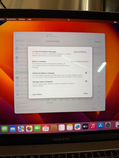 MacBook Pro 13" 2017 - works but needs new battery