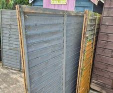 garden wooden fence 3 panel just need paint
