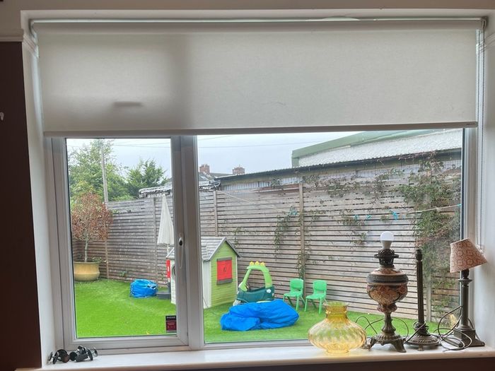 X2 acme white roller blinds 75 inch width