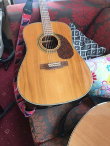 Vintage solid spruce top Acoustic guitar