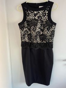 The Pretty Dress Company black and beige dress size 12
