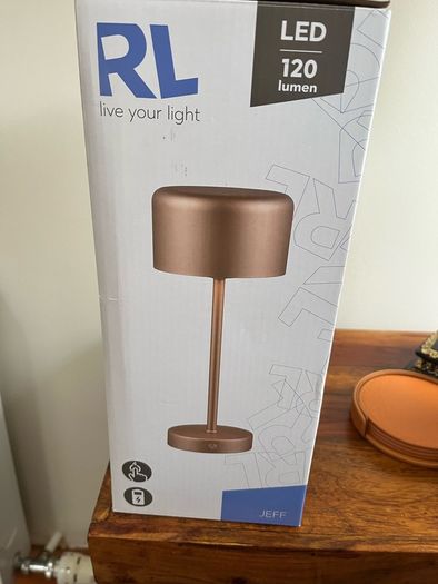 LED Rose Gold Lamp Touch lamp/3 Light settings