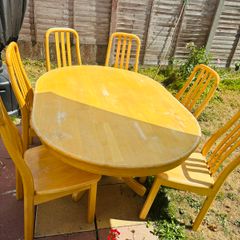 Table and chairs