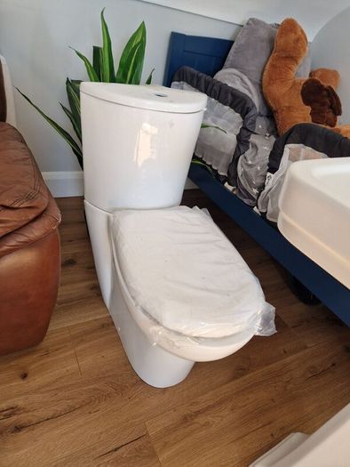 Toilet and sink