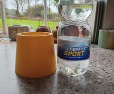 Plastic glasses for water