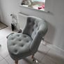 Sage Green Button-Tufted Occasional Chair Image 3