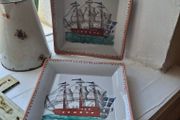 Pair of Galleon Display Plates