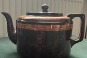 Large vintage retro teapot