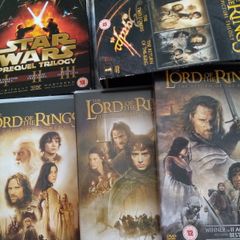 Star Wars Prequel Trilogy, 6 Disc and Lord of the Rings trilogy