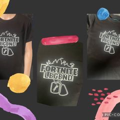 Personalised Fortnite T-Shirt. Kids