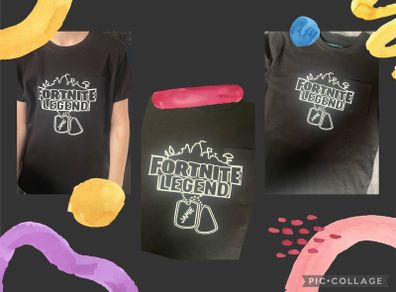 Personalised Fortnite T-Shirt. Kids