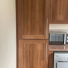 Vinyl wrapped utility room cupboards & worktop