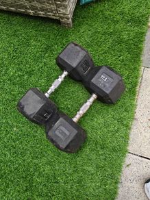 17.5kg dumbbells