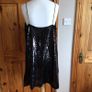 BNWTS H&M Ladies Festive Black Sparkly Sequin Evening wear party Dress  Size XL  Includes postage Image 3