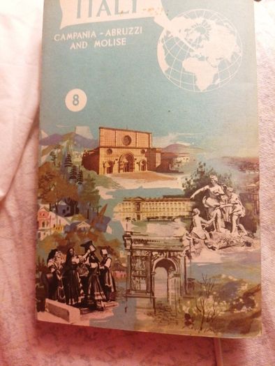 Italy Beautiful Vintage travel guide  with Maps