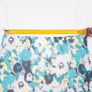 Isle Collection Blue Teal Yellow Floral Print Chiffon A-Line Midi Skirt 10UK/38EU Image 8
