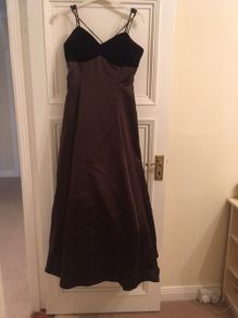 Chocolate Brown Debs Dress / Ballgown / Bridesmaid Dress