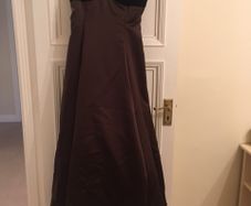 Chocolate Brown Debs Dress / Ballgown / Bridesmaid Dress