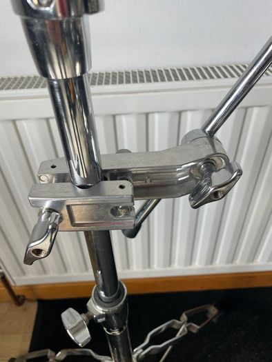 Cymbal boom arm and attachment