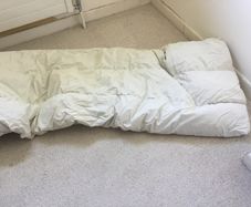 Duck down duvet