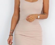 Beautifull beige summer dress xs/s