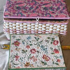 sewing box and embroidery box