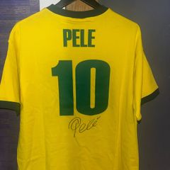 Signed Pele Brazil Jersey.