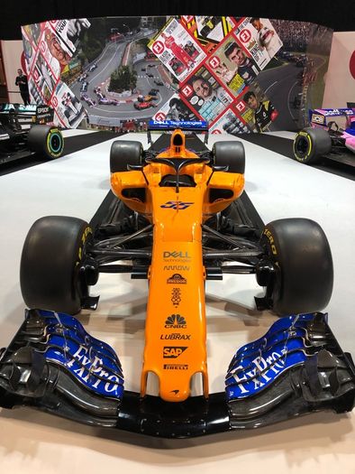 Lando Norris Signed 1/2 McLaren Helmet